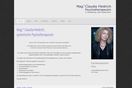 Pyschotherapeutin Claudia Heidrich